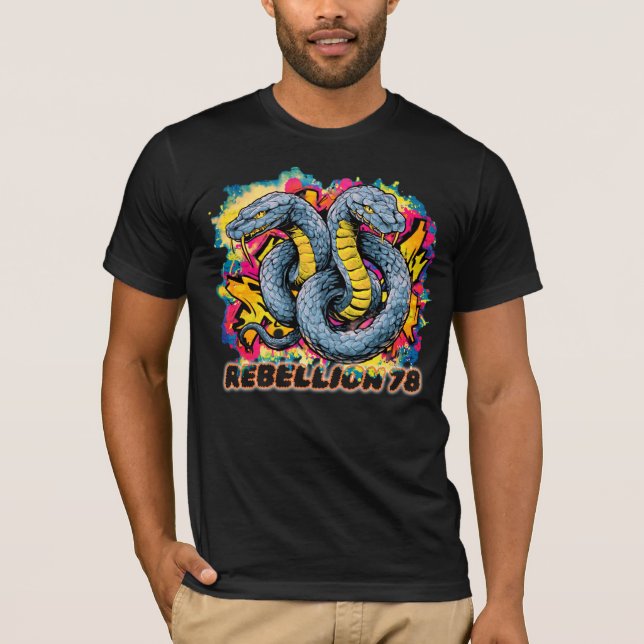 Rébellion de T-Shirt serpents  (Devant)
