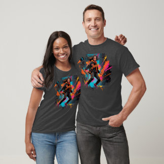 Rébellion néon : T-shirt Chaos en plein chaos