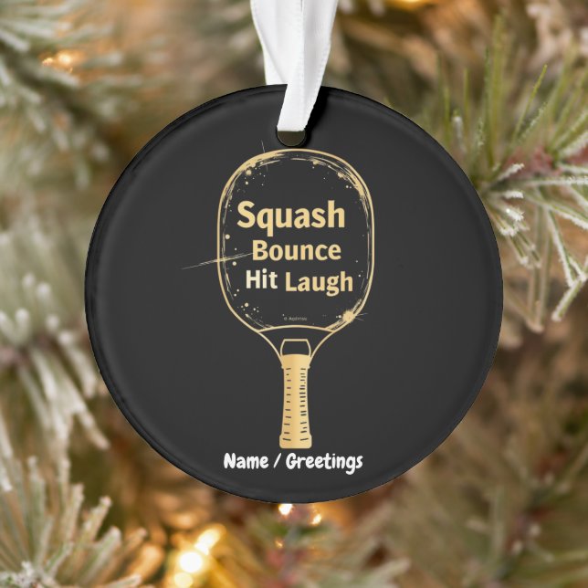 Rebond de squash, rire : embrasser l'amusement et  (Arbre)