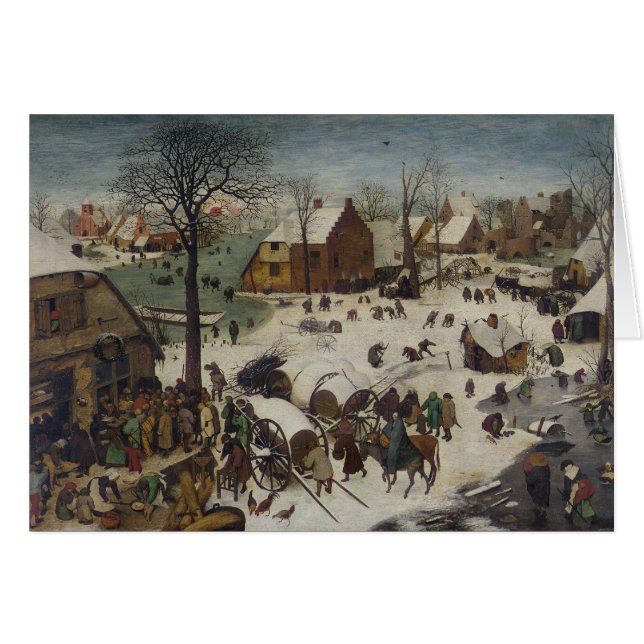 Recensement à Bethlehem par Pieter Bruegel (Devant horizontal)