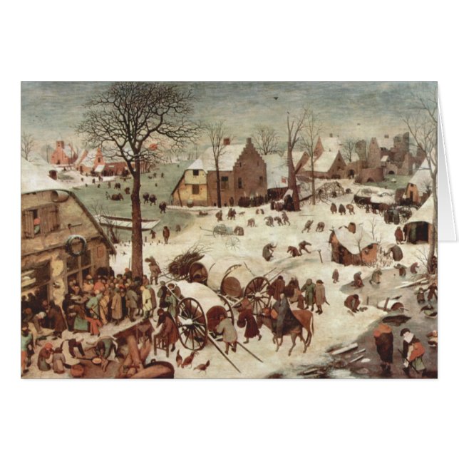 Recensement à Bethlehem par Pieter Bruegel (Devant Horizontal)