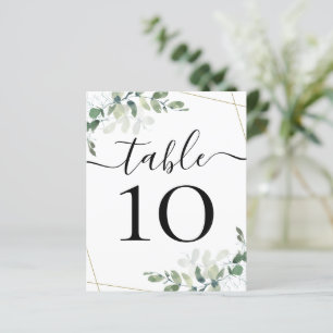 Réception de mariage BUDGET Eucalyptus Numéro de t