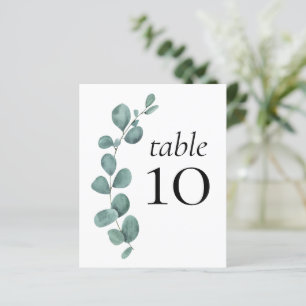 Réception de mariage BUDGET Eucalyptus Numéro de t