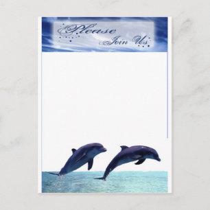 Réception de mariage Dolphin Faire-part de mariage