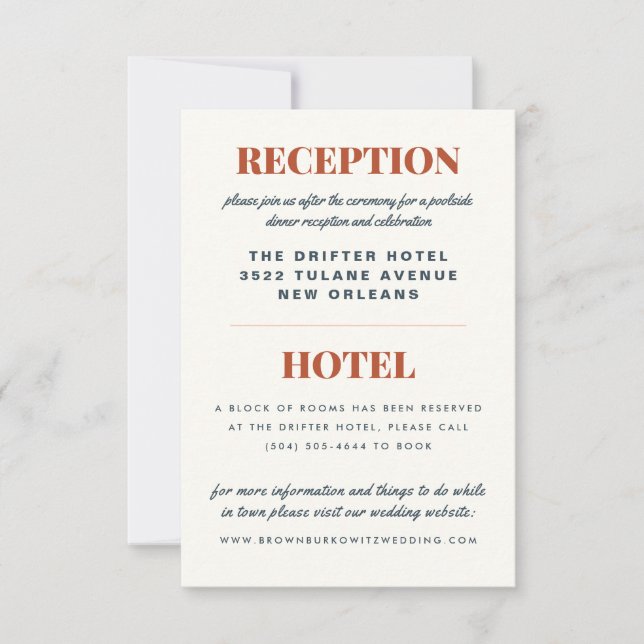 Réception de mariage en dalle Terrazzo et carte d' (Devant)