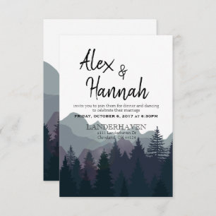 Réception De Mariage Seulement Invitation