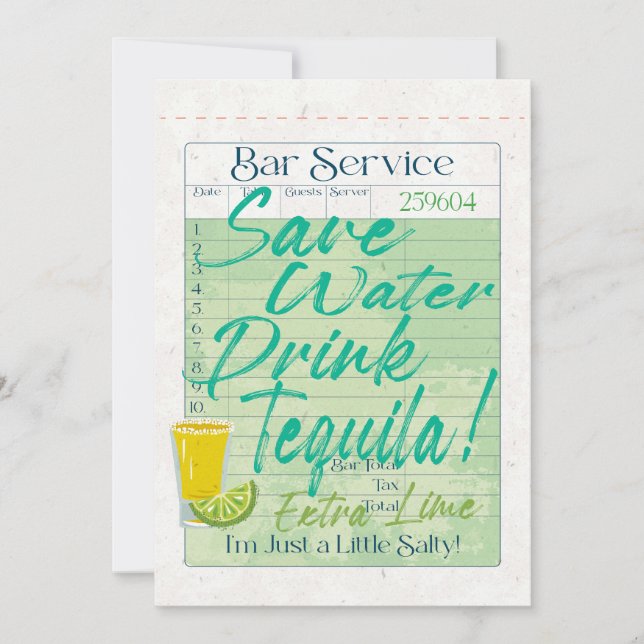 Réception du chèque client Économisez de l'eau Boi (Devant)