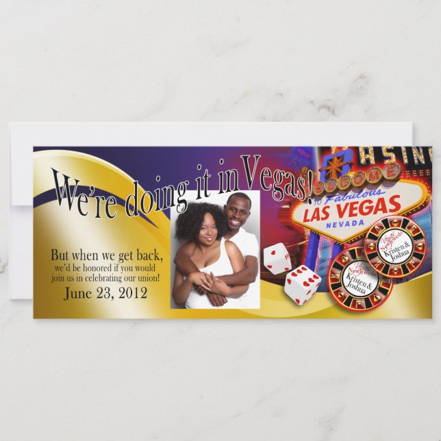 Réception Las Vegas (me contacter 2 personnalisez  (Devant)