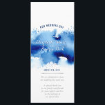 RÉCEPTION MARIAGE MENU aquarelle bleu marine foncé<br><div class="desc">par kat massard >>> kat@simplysweetPAPERIE.com <<< Un MENU plat super design pour votre MARIAGE. Wow vos amis et votre famille avec ce petit nombre ; D Configurer en tant que modèle il est simple pour vous d'ajouter vos propres détails, ou appuyez sur le bouton personnaliser et vous pouvez ajouter ou...</div>