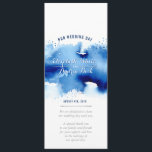 RÉCEPTION MARIAGE MENU aquarelle bleu marine foncé<br><div class="desc">par kat massard >>> kat@simplysweetPAPERIE.com <<< Un MENU plat super design pour votre MARIAGE. Wow vos amis et votre famille avec ce petit nombre ; D Configurer en tant que modèle il est simple pour vous d'ajouter vos propres détails, ou appuyez sur le bouton personnaliser et vous pouvez ajouter ou...</div>