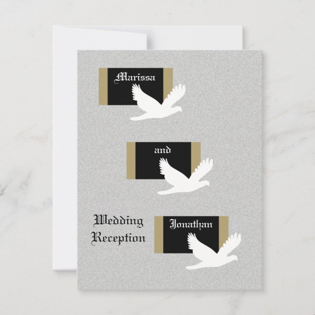 Réception seulement Faire-part de mariage — Mariag (Devant)