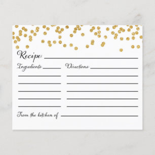 Recette CARD pour la mariée, la mariée et le Weddi