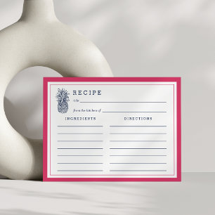 Recette d'ananas rose et marine