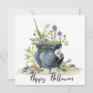 Recette de chaudron de Halloween vintage moderne 1