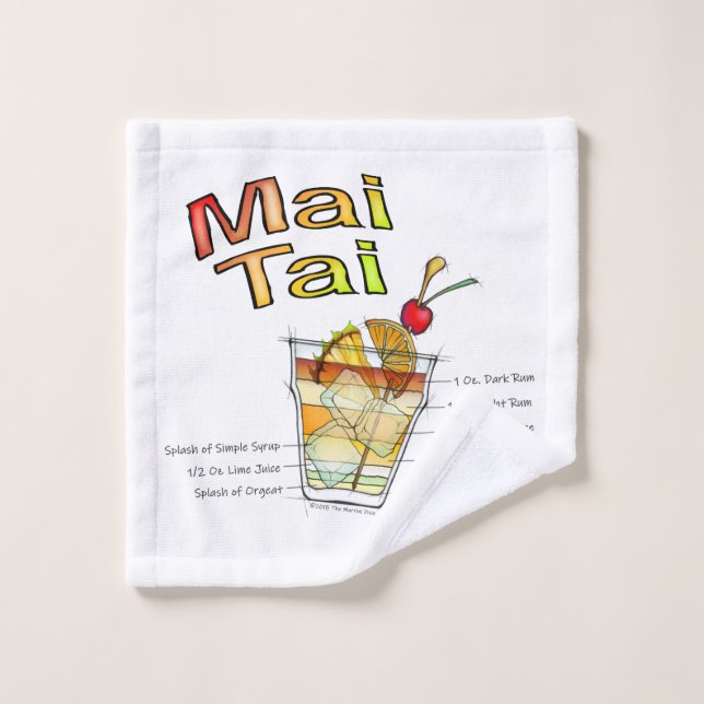 RECETTE DE COCKTAIL MAI TAI ART (Gant de toilette)