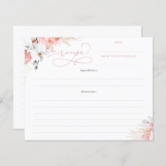 Recette de Fête des mariées Boho rose doux (Devant / Derrière)