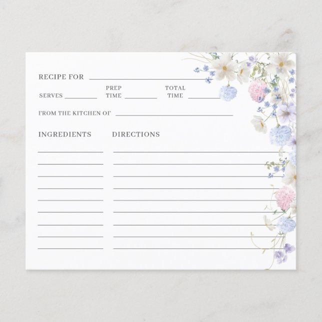 Recette de Fête des mariées Fleur sauvage rose vio (Devant)