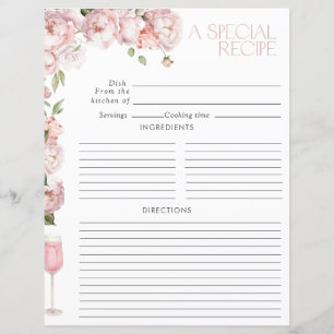 Recette de Fête des mariées florale rose moderne