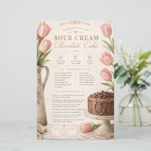 Recette de gâteau au chocolat à la crème aigre, Ca