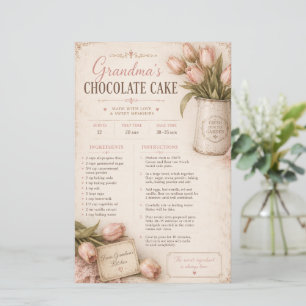 Recette de gâteau au chocolat de grand-mère, Tulle