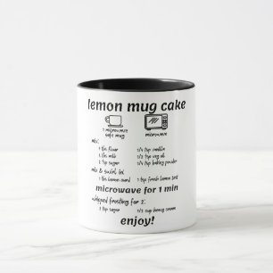 Recette de gâteau cadeau parfait / citron Mug Cake