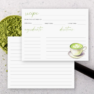 Recette de la douche nuptiale de la tasse Matcha