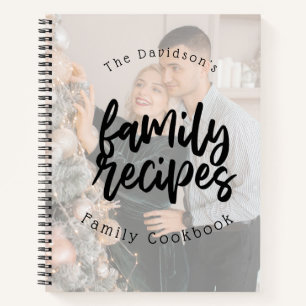 Recette de la famille de Noël livre de cuisine