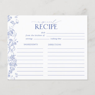 Recette de la nuptiale de Floral Bleu & Blanc Vict