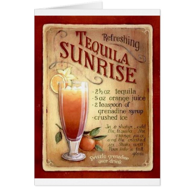 recette de lever de soleil de tequila (Devant)