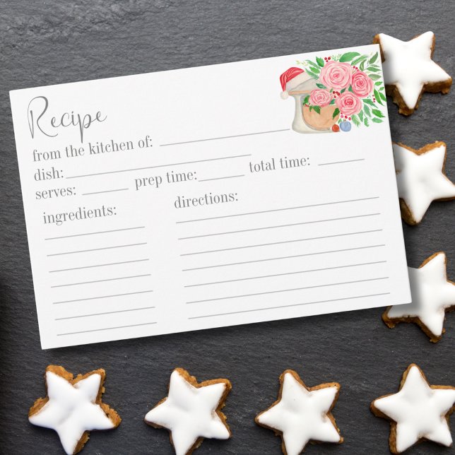 Recette de mélangeur de Noël à l'aquarelle avec de (Créateur téléchargé)