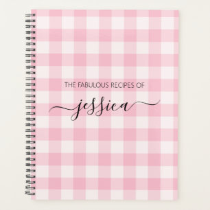 Recette de nom de script en vichy rose vif chic