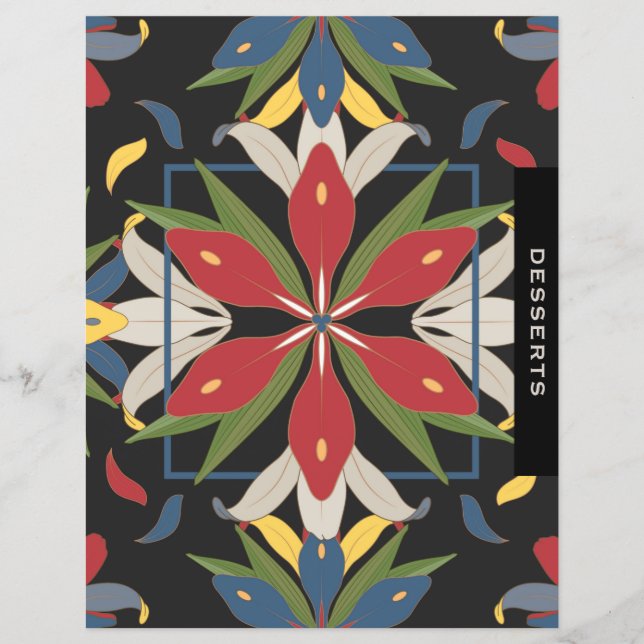 Recette de tuile de cuisine Divider Chapitre | Des (Devant)