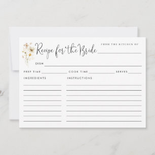 Recette élégante pour la mariée Fleur sauvage Flor