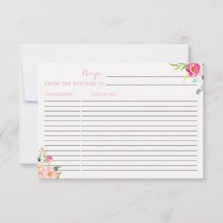 Recette florale et poème