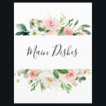 Recette florale rose pâle Divider<br><div class="desc">Elégant bouquet de roses d'aquarelle douce pastel et hydrangée dans les tons rose roux, rose pastel, pêche et crème avec feuilles botaniques verdoyants et feuillage feuille eucalyptus. Un choix de design moderne qui est parfait pour les mariages de couleur pastel, rose roux du printemps et de l'été.S'il vous plaît trouver...</div>