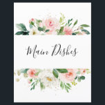 Recette florale rose pâle Divider<br><div class="desc">Elégant bouquet de roses d'aquarelle douce pastel et hydrangée dans les tons rose roux, rose pastel, pêche et crème avec feuilles botaniques verdoyants et feuillage feuille eucalyptus. Un choix de design moderne qui est parfait pour les mariages de couleur pastel, rose roux du printemps et de l'été.S'il vous plaît trouver...</div>