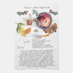 Recette Heirloom Tea Serviettes   cidre d'Apple