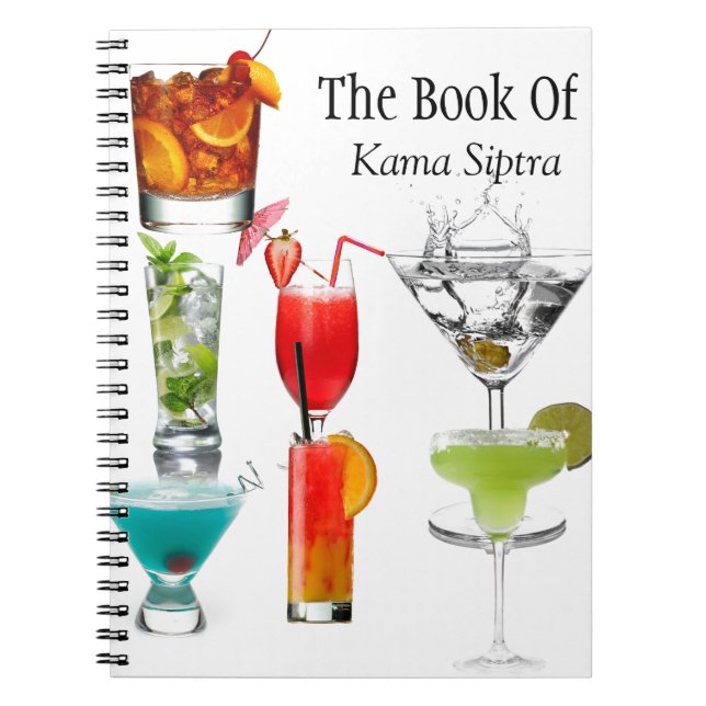 Recette, livre de carnet de cocktail de Siptra de (Devant)