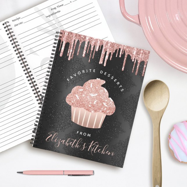 Recette livre de cuisine Rose Cupcake Parties scin (Créateur téléchargé)