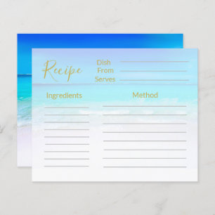 Recette Ocean Beach Bleu de mer