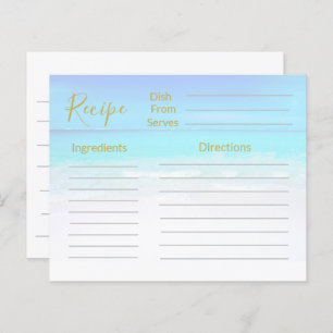 Recette Ocean Beach Bleu de mer