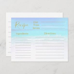 Recette Ocean Beach Scène Mer Bleu