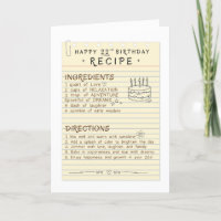 Recette pour la joie : Une carte d'anniversaire 22