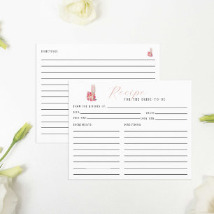 Recette pour la mariée à devenir Pétales et Procuc