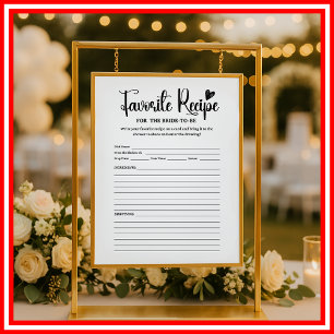 Recette pour la mariée Baby shower minimaliste p