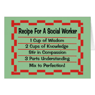 Recette pour un assistant social