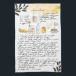 Recette Serviettes de thé de l'Heirloom<br><div class="desc">Pour un cadeau unique, faites cuire un lot de gâteries à partir de l'une des recettes précieuses de grand-mère, et offrez-le avec une serviette de thé à l'héritier imprimée avec la même recette. Transformez les recettes manuscrites de votre mère, de votre grand-mère ou de vos tantes en serviettes de thé...</div>
