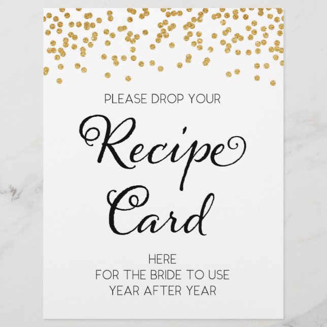 Recette SIGN pour la mariée, la mariée et la Weddi (Devant)