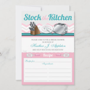 Recette Stock la cuisine nuptiale douche Invitatio