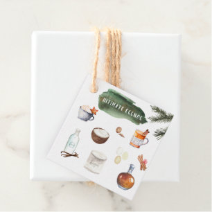 Recette ultime de lait de poule Étiquette de fav